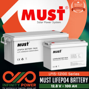 بطاريات "MUST LP1500 Series LiFePO₄"