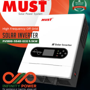 إنفرتر "MUST" موديل "PV1800-5548-ECO 5.5KW"
