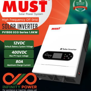 إنفرتر "MUST" موديل "PV1800 ECO Series 1.6KW"
